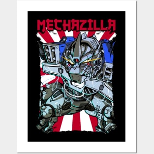 MechaZilla - Mecha Godzilla Posters and Art